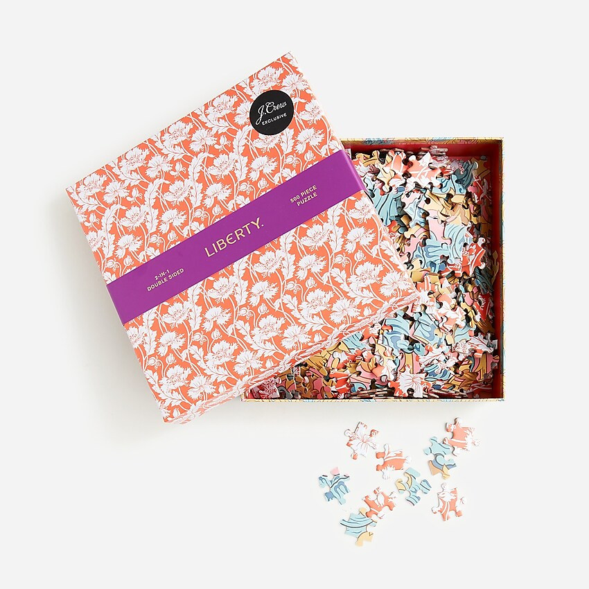 Two-sided puzzle in Liberty® print | J. Crew US