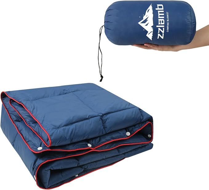 zzlamb Camping Blanket Compact Down Alternative Outdoor Blanket | Amazon (US)