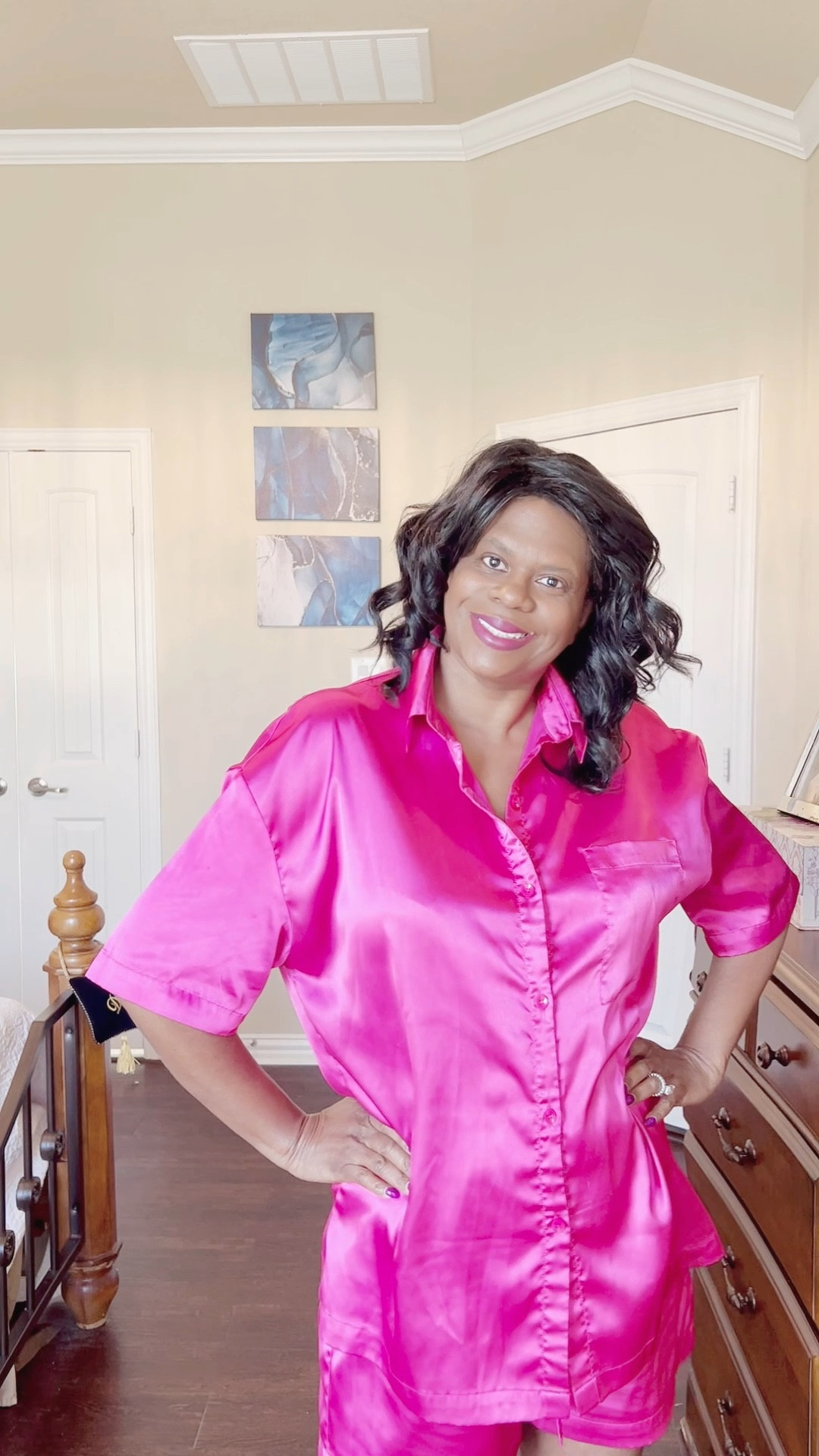 Get unready with me in these beautiful pajamas.  Soft, silky and affordable in many colors😀

@ekoauer

#LTKMidsize #LTKOver40 #LTKHome