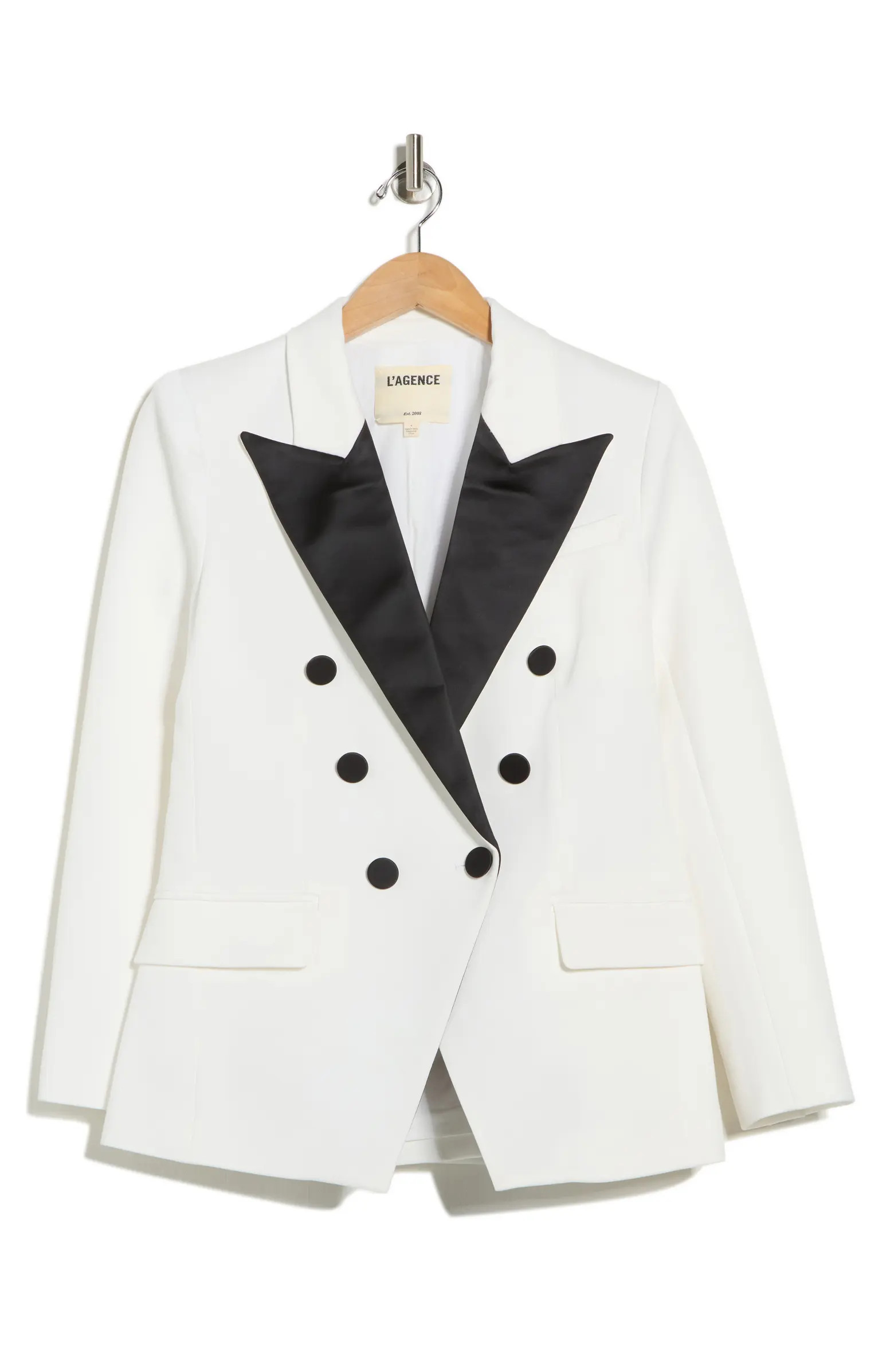L'AGENCE Kendi Long Double Breasted Blazer | Nordstromrack | Nordstrom Rack