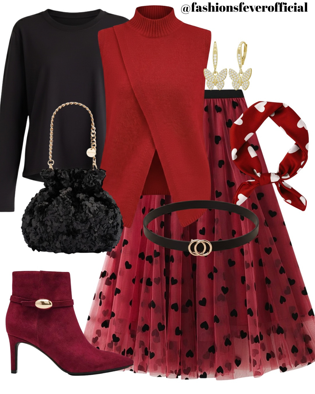 The Ultimate Valentine’s Day Street Style ❤️✨
Obsessed with this romantic-meets-edgy look for Valentine’s Day! 🌹 I’m pairing a red heart-print tulle skirt with a structured red sweater vest for a layered, high-fashion feel that’s perfect for a NYC brunch or a dinner date.
The black turtleneck and belted waist keep it sleek, while the textured bucket bag adds that perfect touch of detail. If you’re looking for a V-Day outfit that isn’t just a basic dress, this layered look is IT.
Style Tip: Add a printed neck scarf to tie the whole red-and-black palette together! 🧣
Shop the full look below! 👇
#LTKSeasonal #LTKStyletip #LTKunder100 #ValentineDayOutfit #RedAesthetic #HeartPrint #DateNightLook #NYCStyle #LTKStyletip #LTKFashion

#LTKSeasonal #LTKootd #LTKValentine
