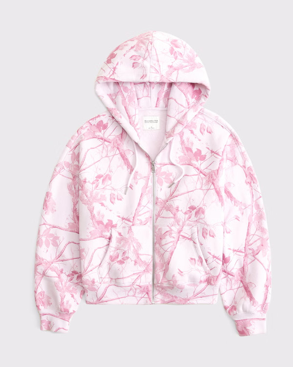 Women's Sunday Hooded Full-Zip | Women's Tops | Abercrombie.com | Abercrombie & Fitch (US)
