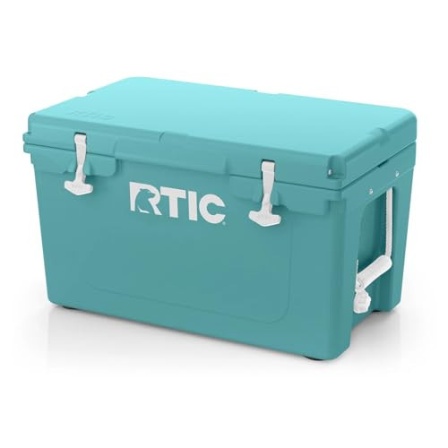 RTIC 65 qt Hard Cooler Insulated Portable Ice Chest Box for Beach, Drink, Beverage, Camping, Picnic, Fishing, Boat, Barbecue, Lagoon | Amazon (US)