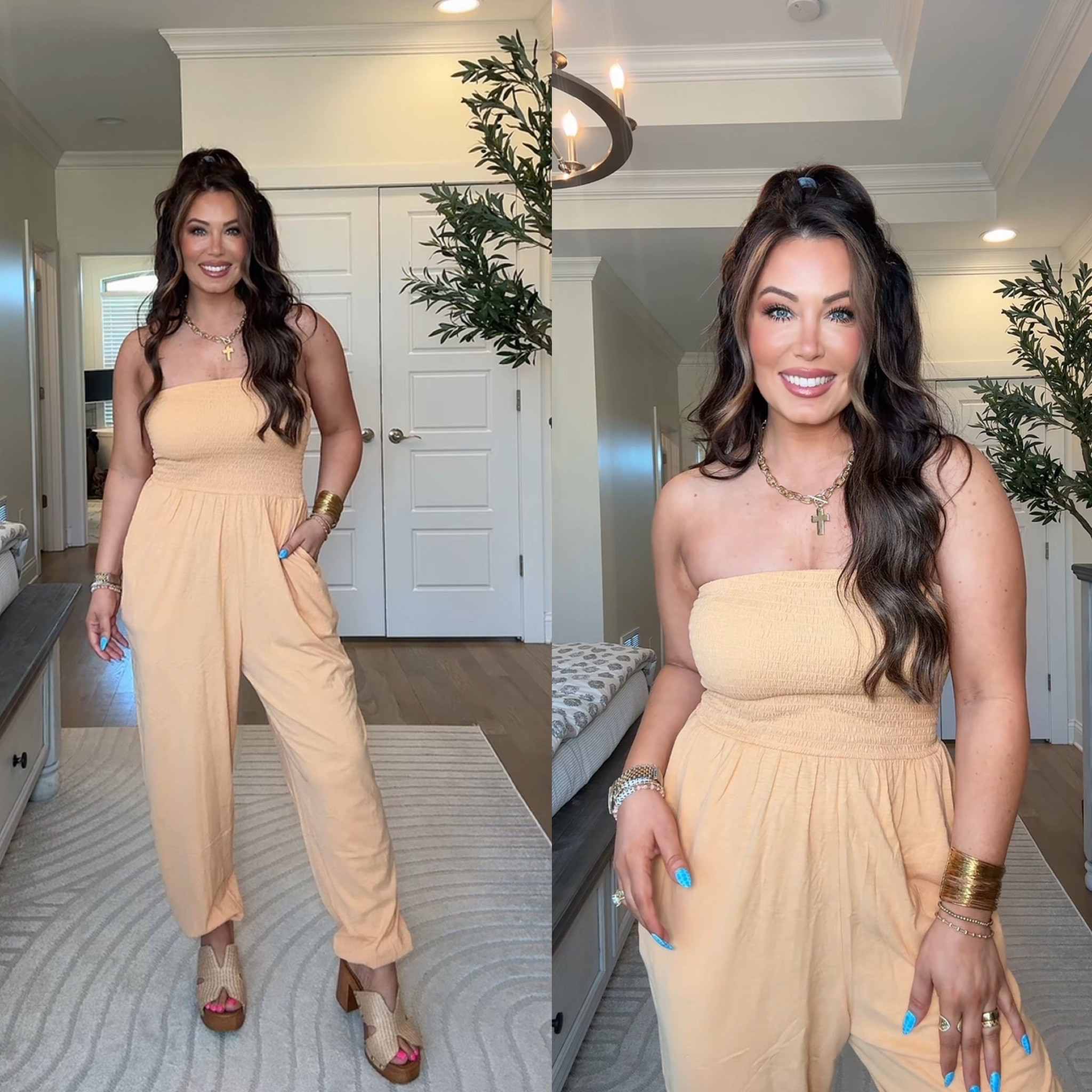 American Eagle Sale ‼️ The cutest jumpsuit for spring! I’m in a size medium. Soft and comfortable! 

#LTKWatchNow #LTKSaleAlert #LTKMidsize