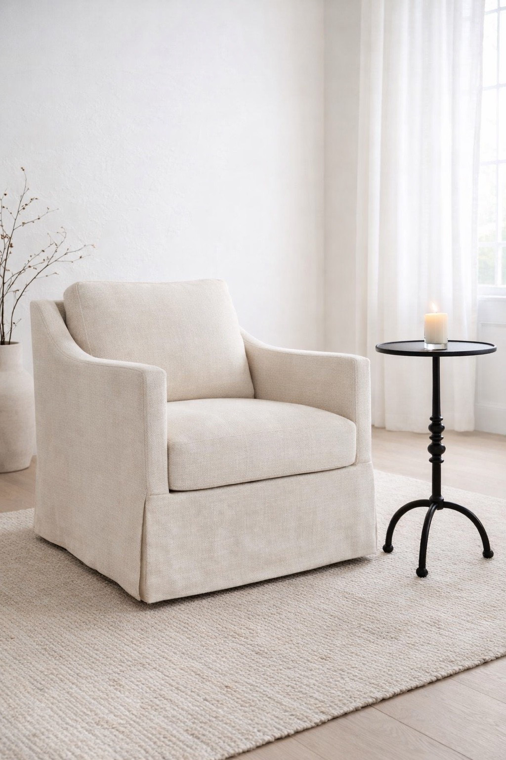 This viral Target slip covered chair is back in stock AND on sale! 

#LTKSaleAlert #LTKHome