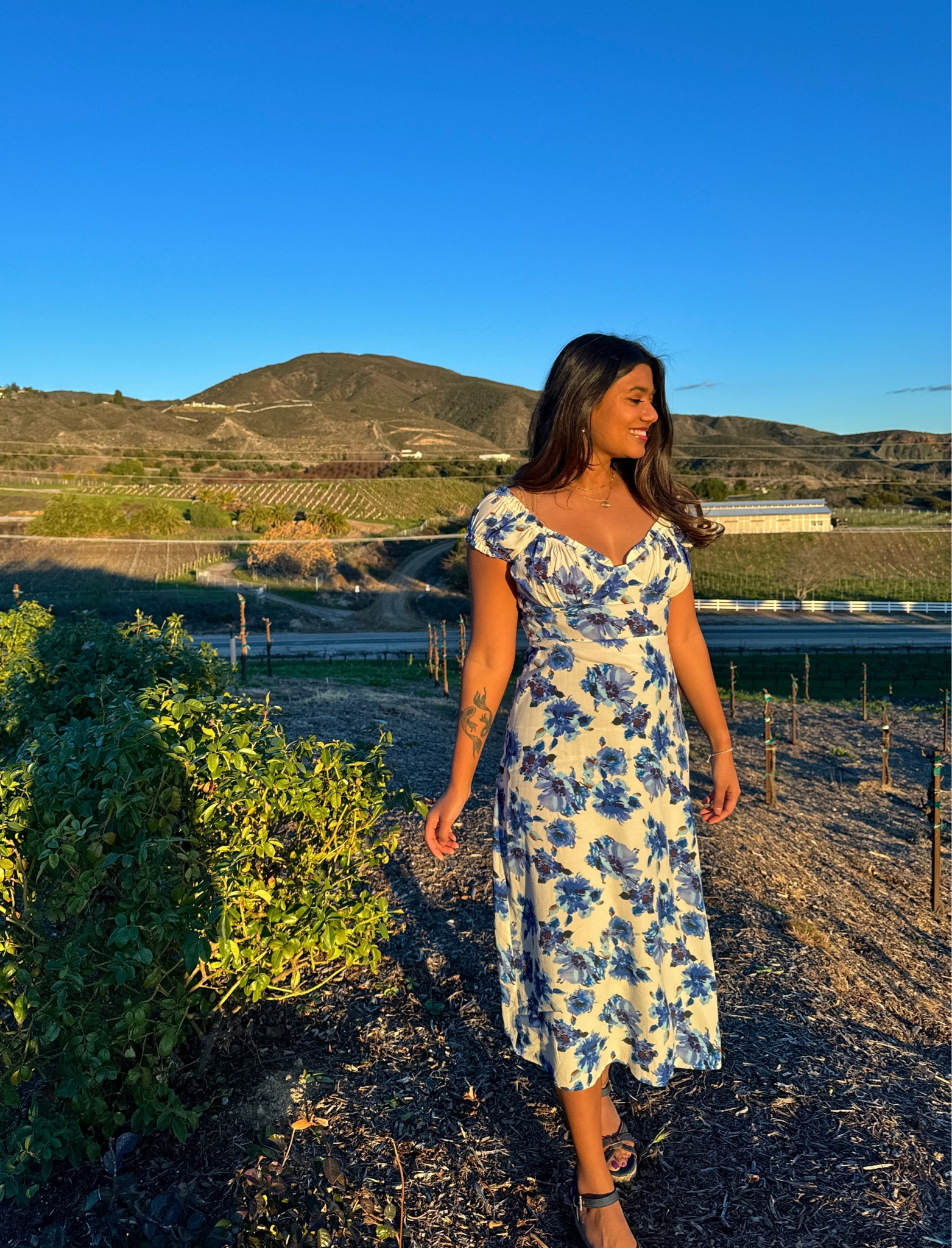 floral dress, cute winery dress, winery outfit, spring dress, spring outfit, maxi dress, greece inspired dress, outfits for greece, europe outfits, outfits for santorini, outfits for Mykonos, blue and white floral dress, blue, white, dress, long dress, flowy dress, abercrombie dress, altard state dress, blue and white floral pattern

#LTKtravel #LTKSeasonal