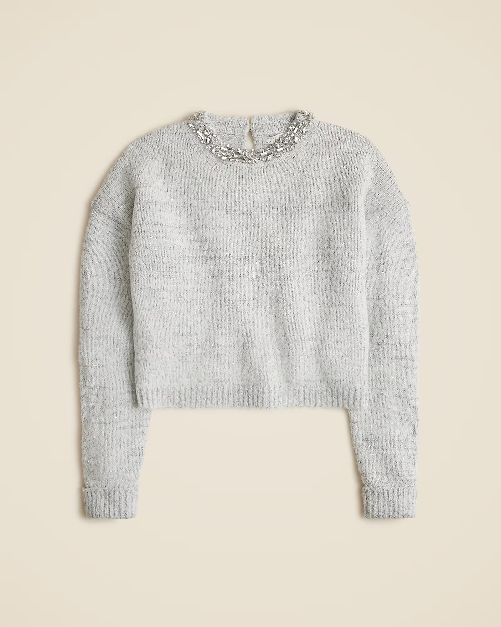 Embellished pullover sweater | J. Crew US