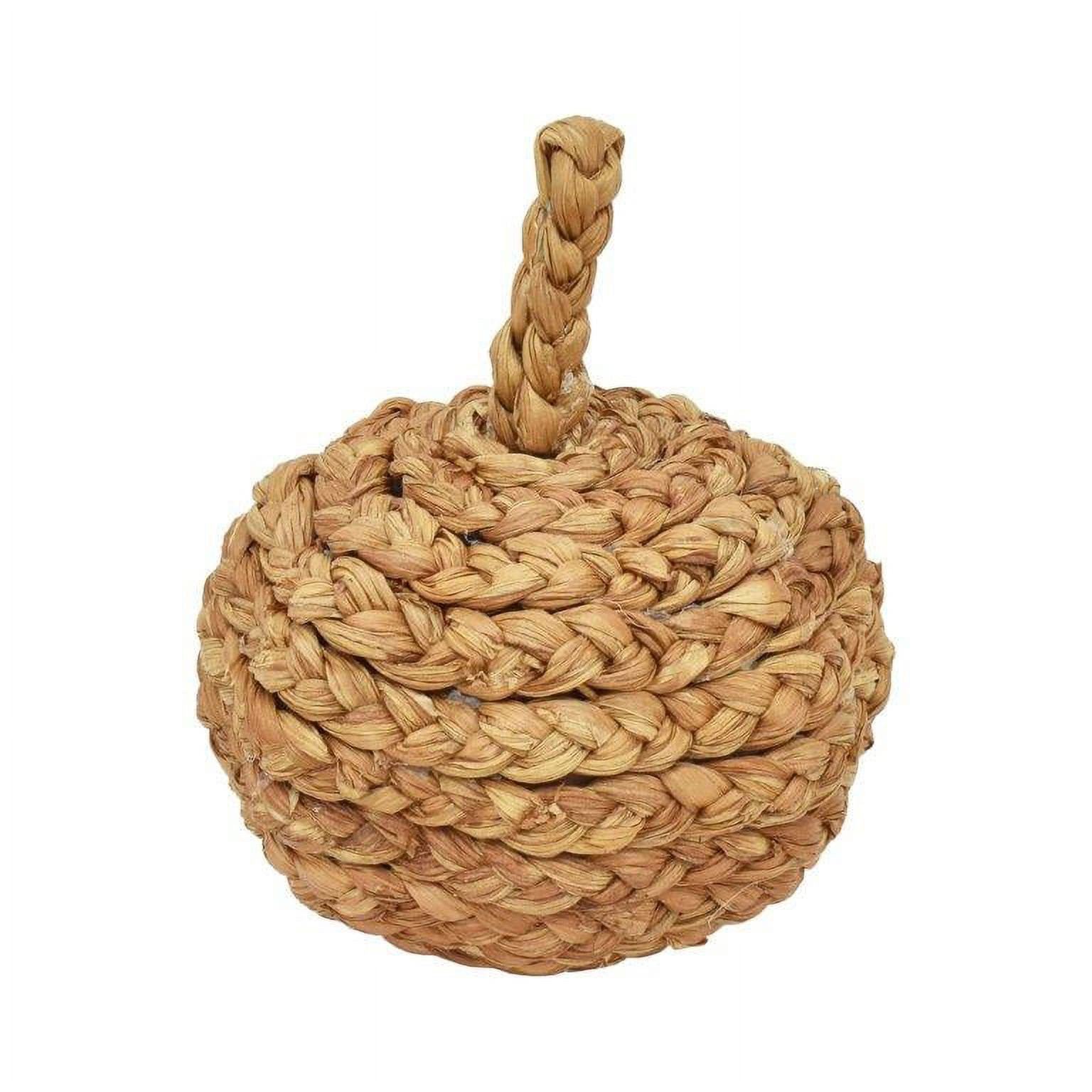 4.3-in Fall, Harvest Brown Corn Husk Pumpkin, Tabletop Decoration, Way to Celebrate - Walmart.com | Walmart (US)