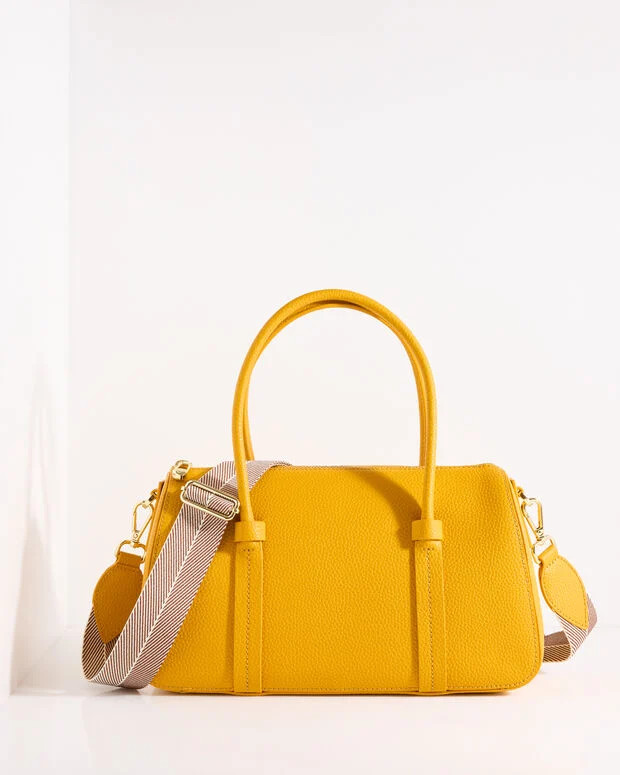 Lexington Pebble Leather Satchel | Talbots