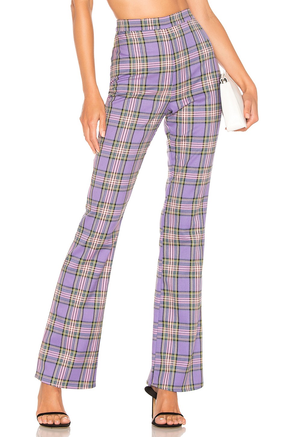 Serrano Pant in Purple Plaid | Revolve Clothing (Global)