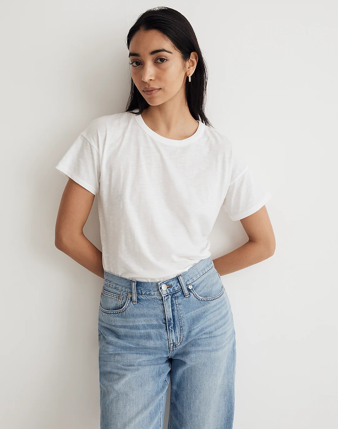 Whisper Crew Neck Tee | Madewell