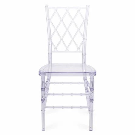 Rosdorf Park 4Pcs Wedding Rental Event Crystal Clear Chiavari Stack Dining Side Chair | Wayfair | Wayfair North America