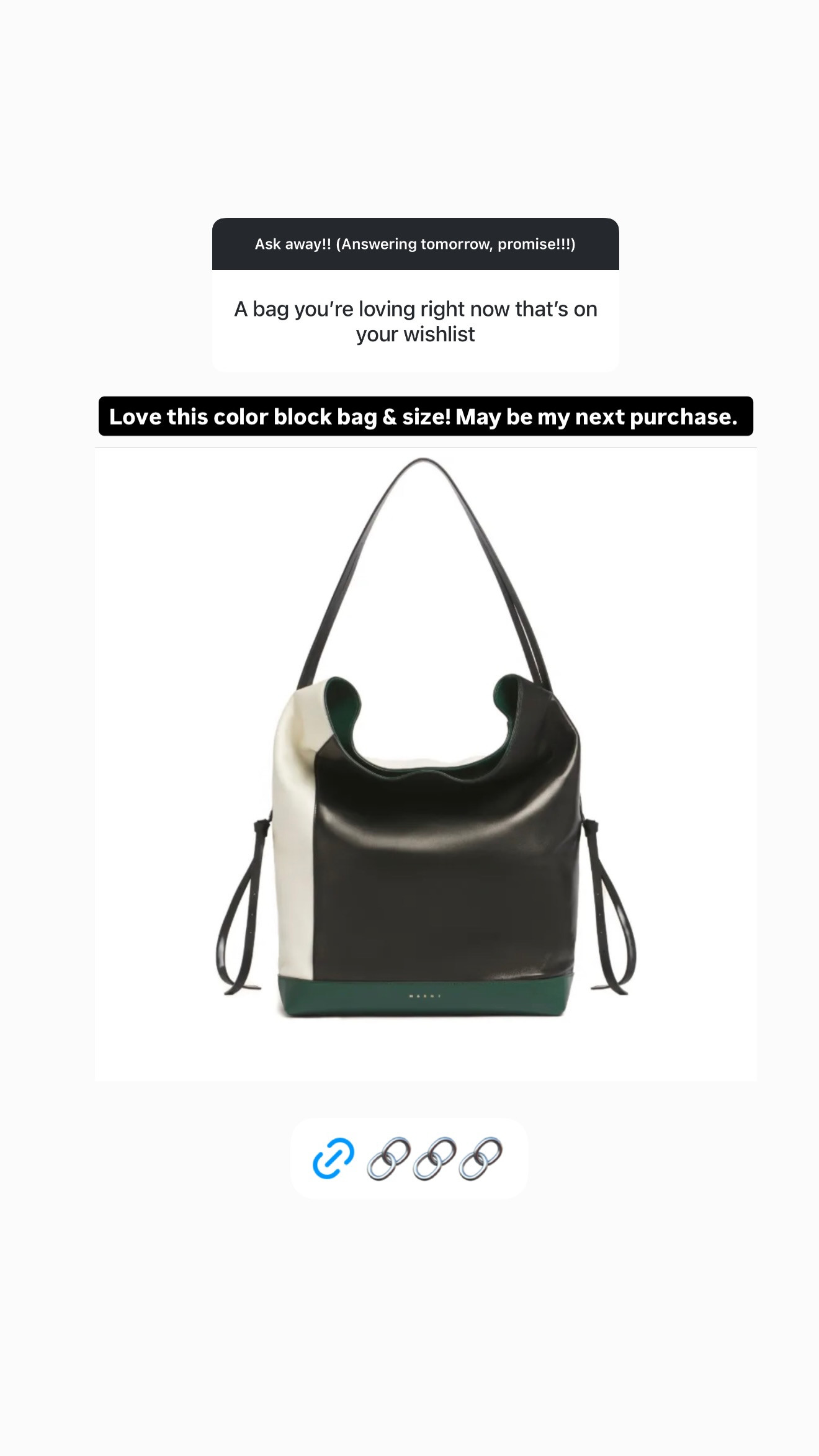 love this color block bag and size!

#LTKdayinmylife #LTKootd #LTKTravel