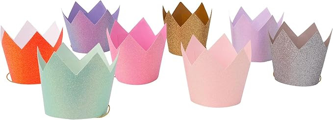 Meri Meri Mini Glitter Party Crowns | Amazon (US)