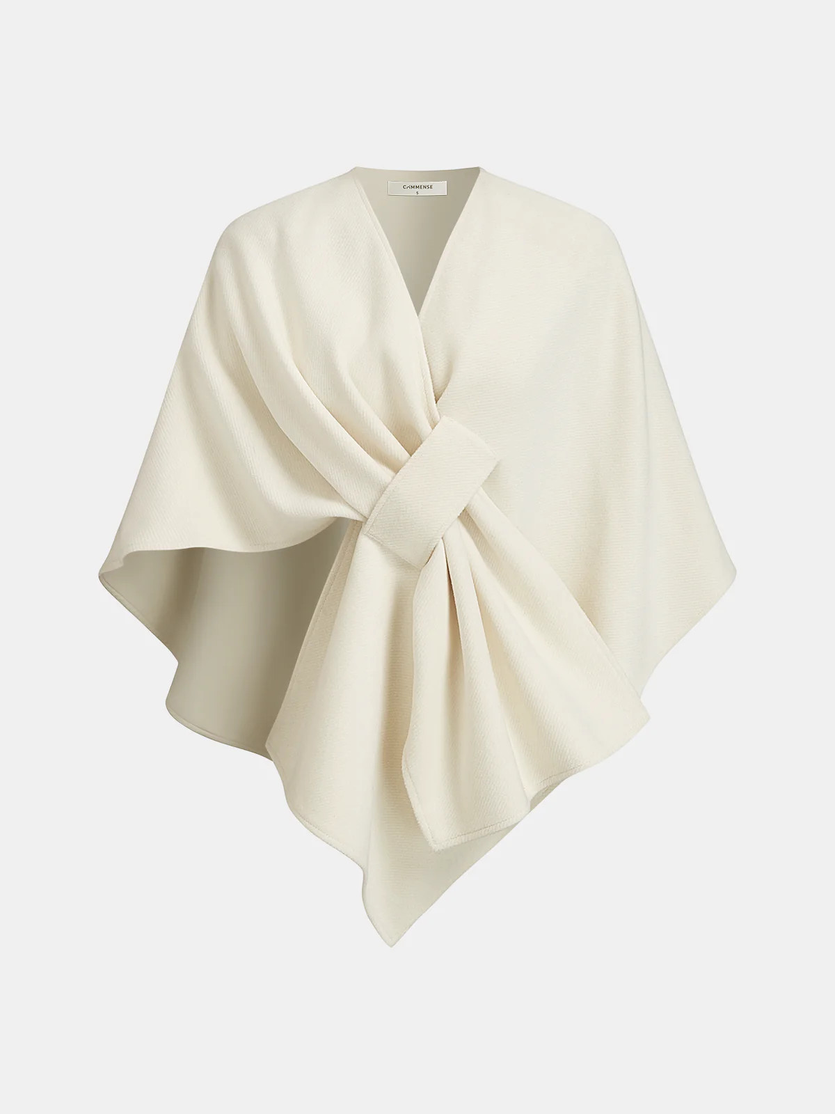 Knot-Front Wrap Cloak | Commense