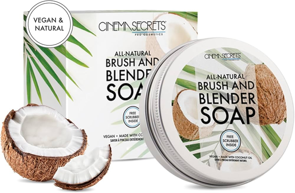 CINEMA SECRETS Vegan Makeup Brush Cleaner Soap - Mini | Amazon (US)