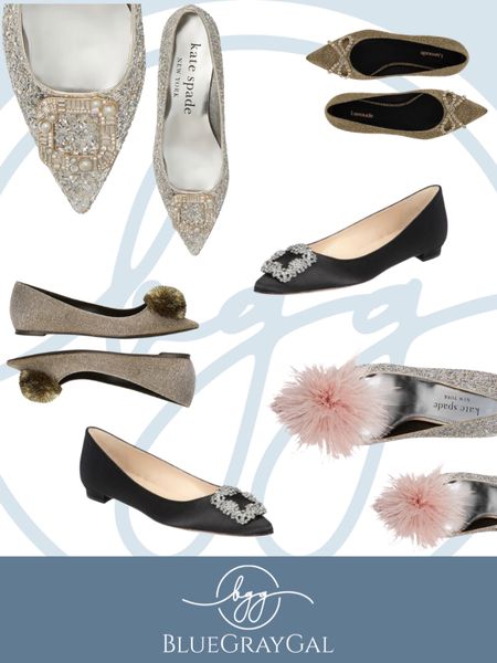 Fancy flats to wear with cocktail dresses! Love the sequin and sparkle detail on these ballet flats!


#LTKwedding #LTKshoecrush #LTKstyletip