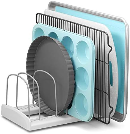 YouCopia StoreMore Adjustable Bakeware Rack, Cookie Sheet Baking Pan and Tray Organizer for Kitch... | Amazon (US)