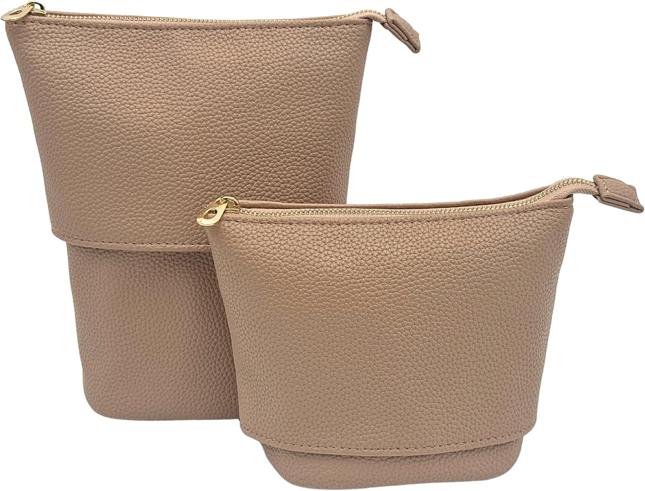 JAZD Convertible Travel Makeup Brush Bag, Stand-Up Brush Holder Pouch For Easy Access, Cosmetic C... | Amazon (US)