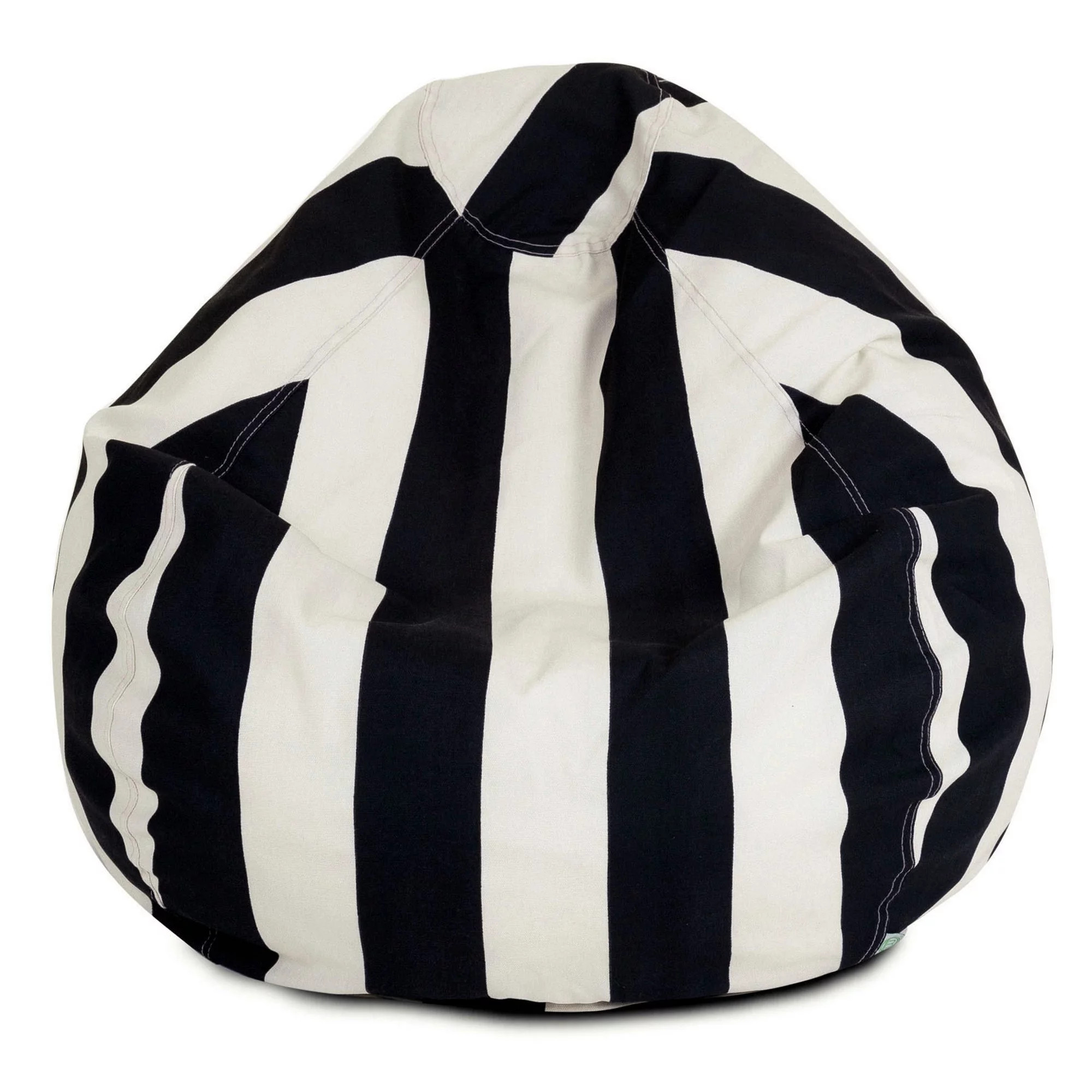 Majestic Home Goods Vertical Stripe Large Classic Bean Bag Chair, Multiple Colors | Walmart (US)