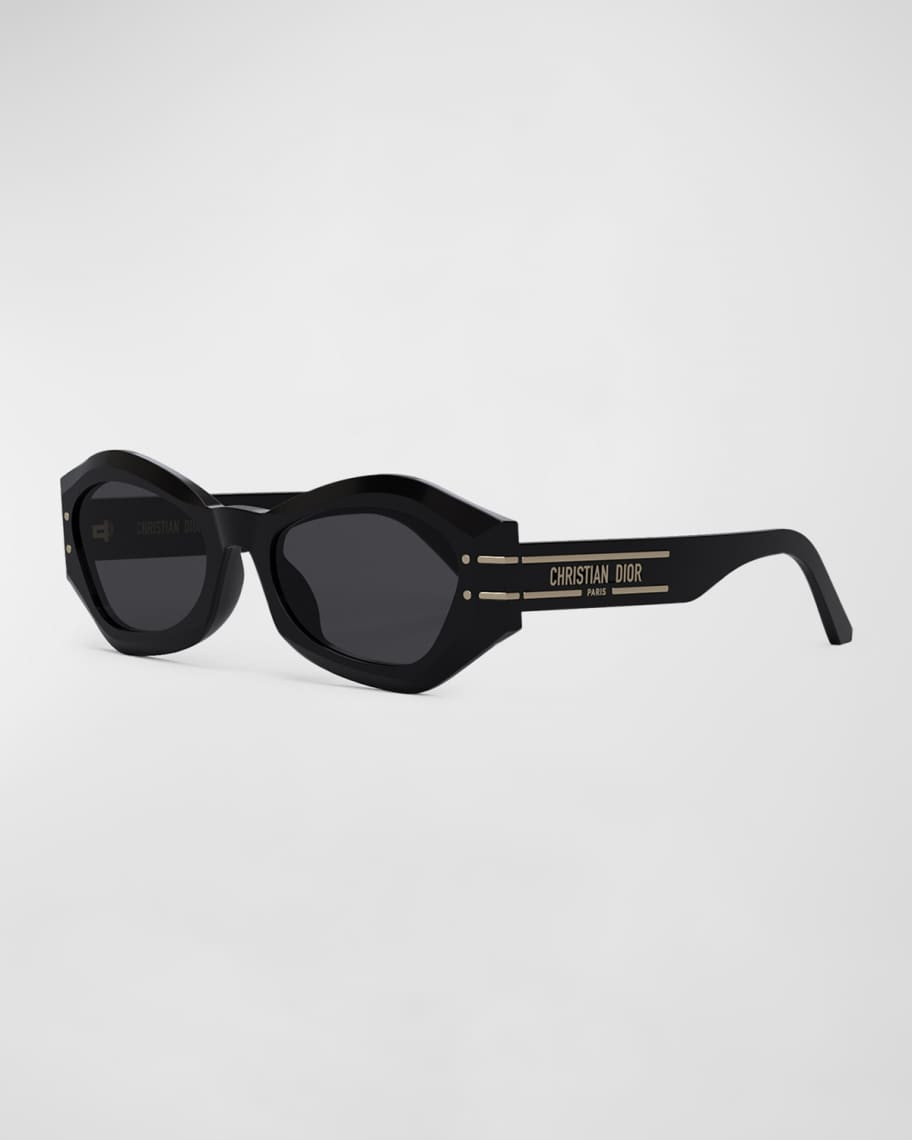 Dior Geometric Acetate Cat-Eye Sunglasses | Neiman Marcus