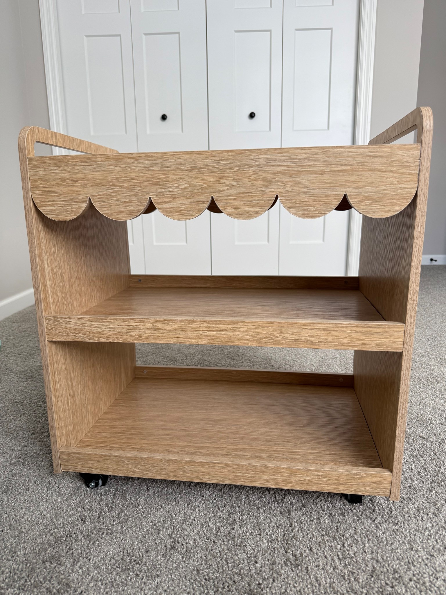 How cute is this scallop art cart?! I am going to use it for all my planner and journaling stuff

#LTKselfcare #LTKHome #LTKFindsUnder100