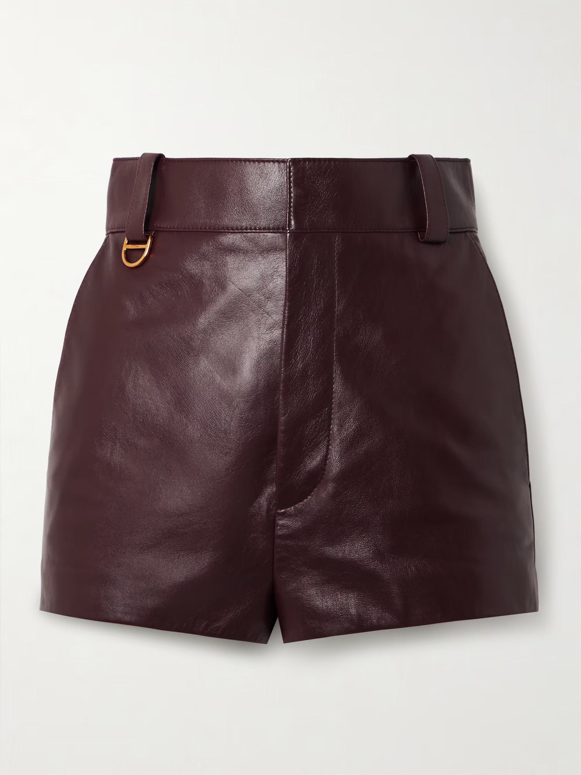Leather shorts | NET-A-PORTER (US)