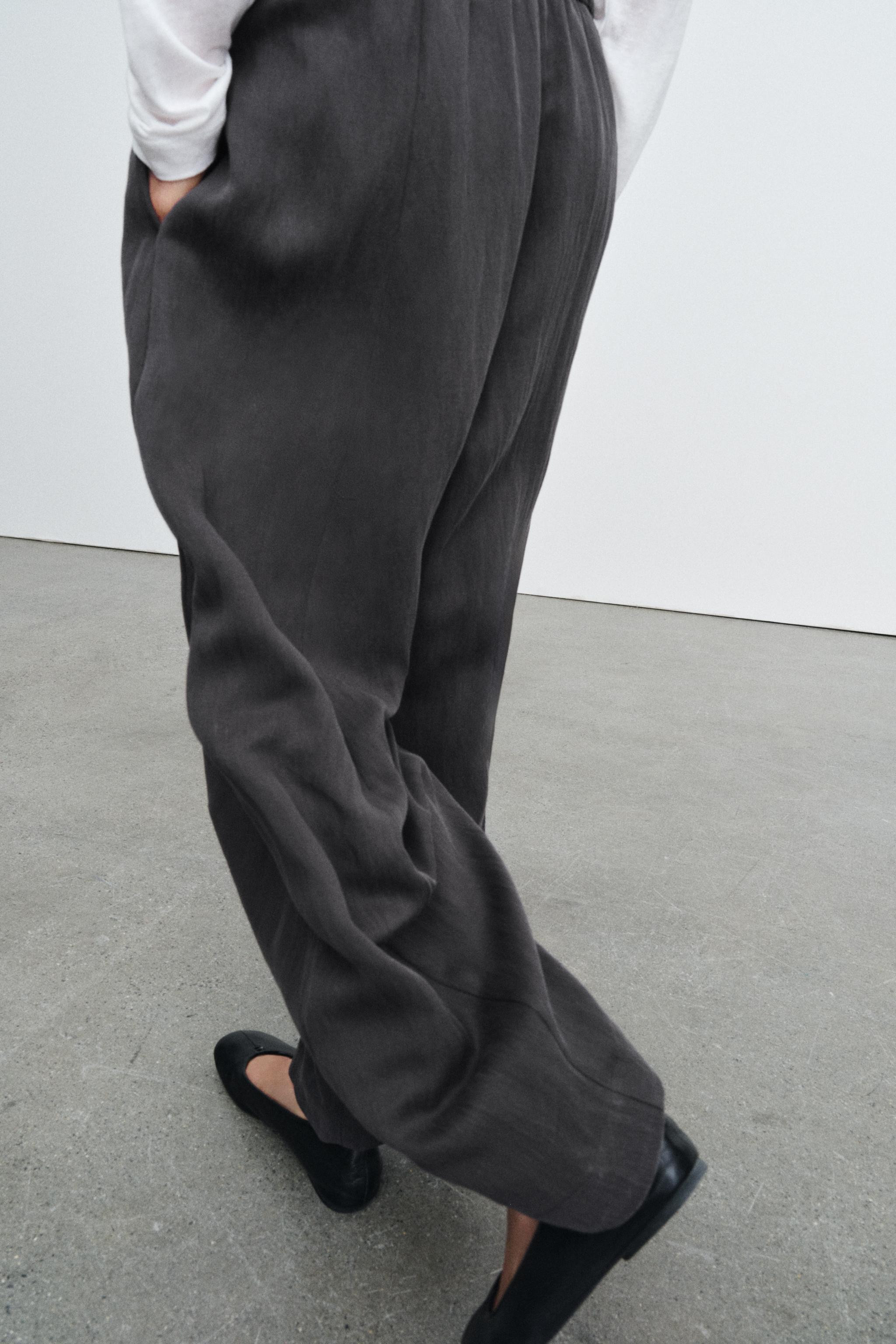 ZW COLLECTION BARREL TROUSERS | Zara UK
