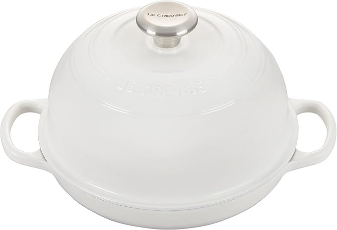 Le Creuset Enameled Cast Iron Bread Oven, White, 1.75 qt. | Amazon (US)