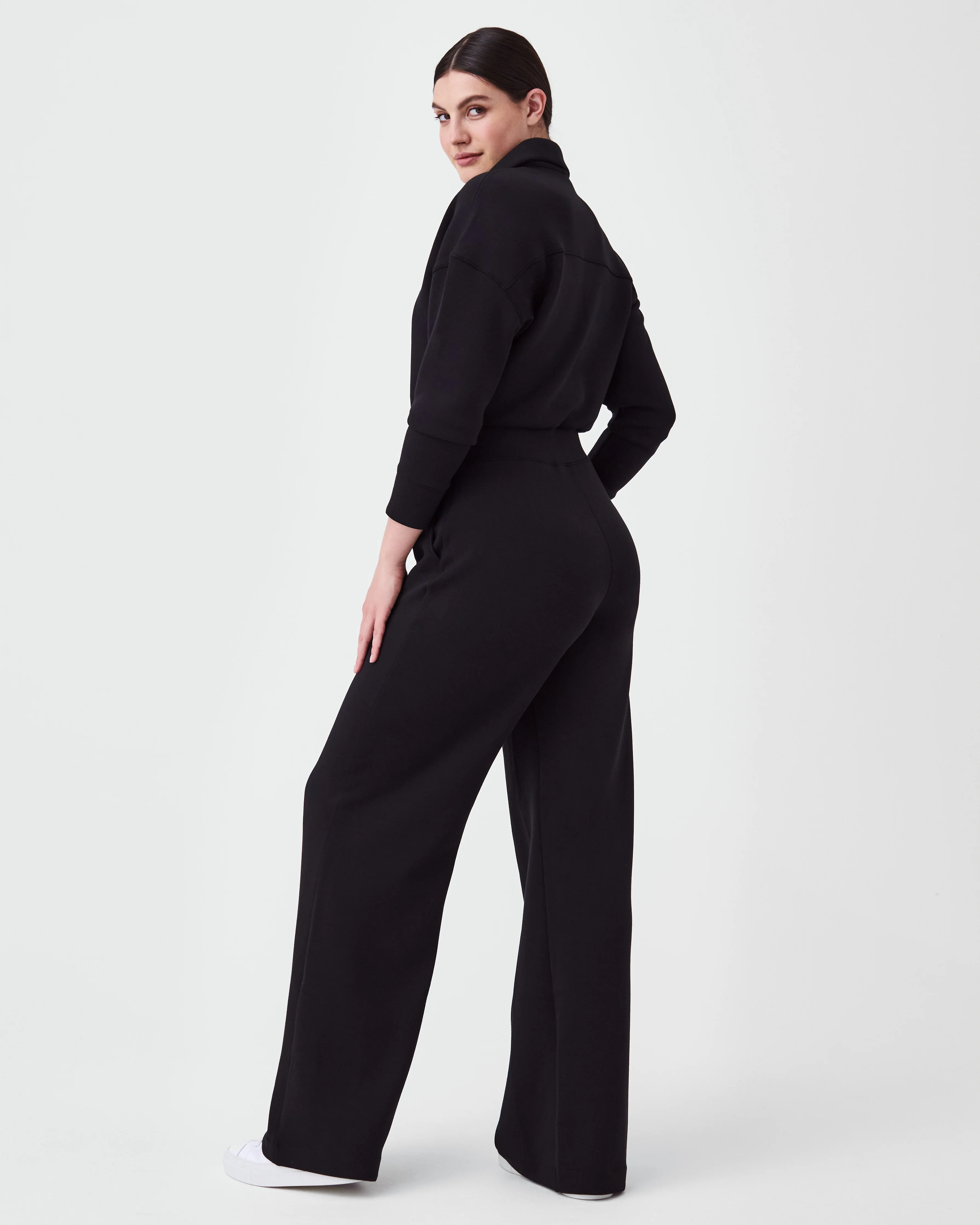Long Sleeve Wide Leg Jumpsuit | Spanx