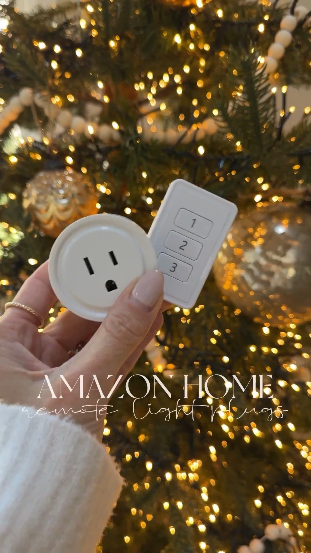 The best hack for adding an extra light “control panel” without hardwiring! Comes with 3 outlets pre programmed numbered to 1-3. This is a must have so you don’t have to manually turn on or plug in your Christmas decor! 

#LTKHoliday #LTKHome