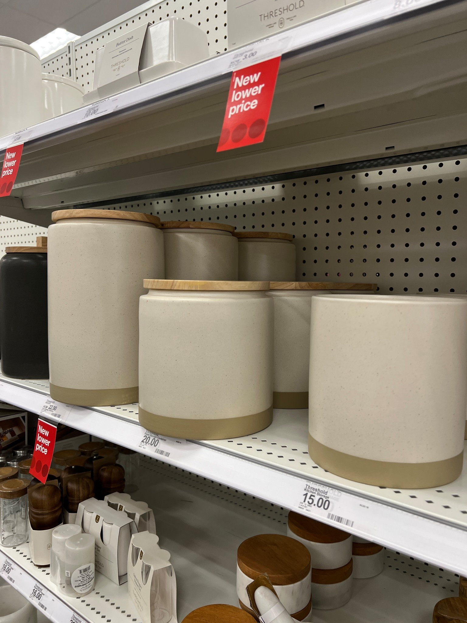 From flour to cereal and more, the Camwood Collection Large Stoneware Canister with Wood Lid from Threshold™ will help keep your food contents safe and nicely covered. This large canister features allover speckled hues and is designed with a wooden lid and neutral-shade base for a two-tone look. Made with stoneware, this lidded canister is great for everyday use whether you're setting up a new home or revamping the existing one. Simply hand wash for easy maintenance.

Threshold™: Looks like home, feels like you.

#LTKHome #LTKFindsUnder50 #LTKFamily