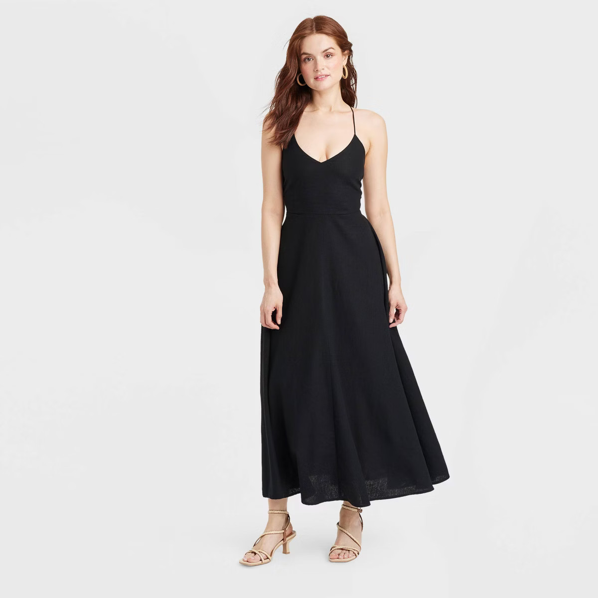 Women's Linen Midi Sundress - A New Day™ | Target