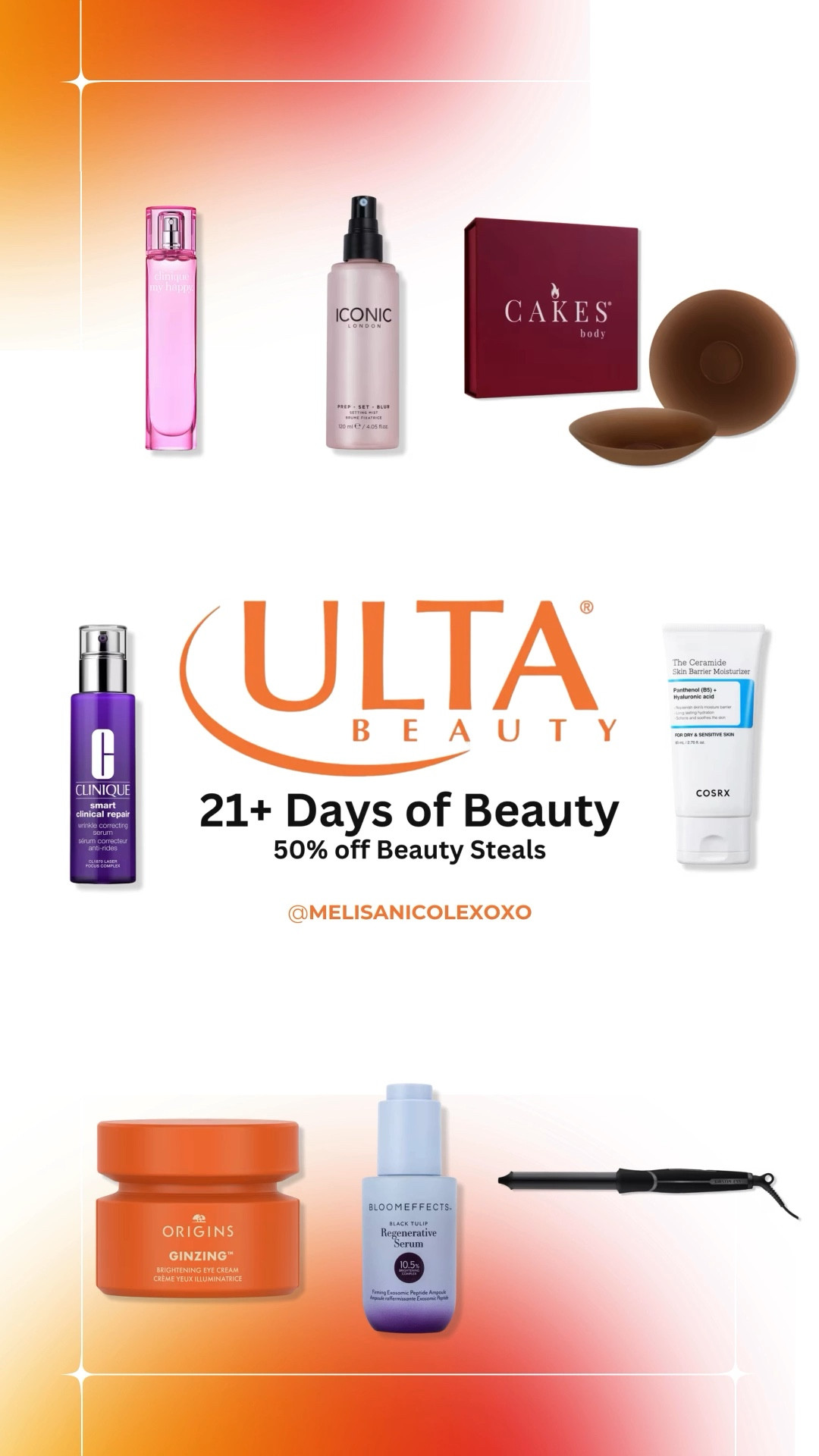 @ULTA Beauty 21+ Days of Beauty Event. Today’s 50% Off beauty deals.  

#LTKBeauty #LTKSaleAlert #LTKSpringSale