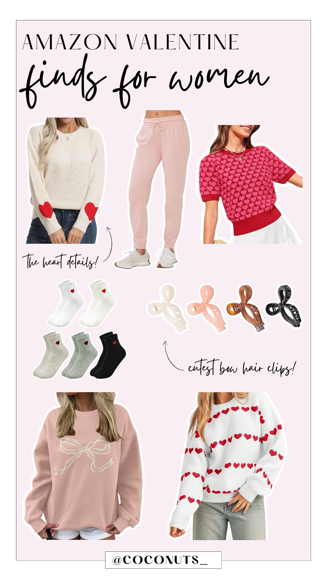 Shop these cute Valentine finds on Amazon for women!

#valentine #valentines #amazon 

 #LTKGiftGuide #LTKSeasonal #LTKFindsUnder50