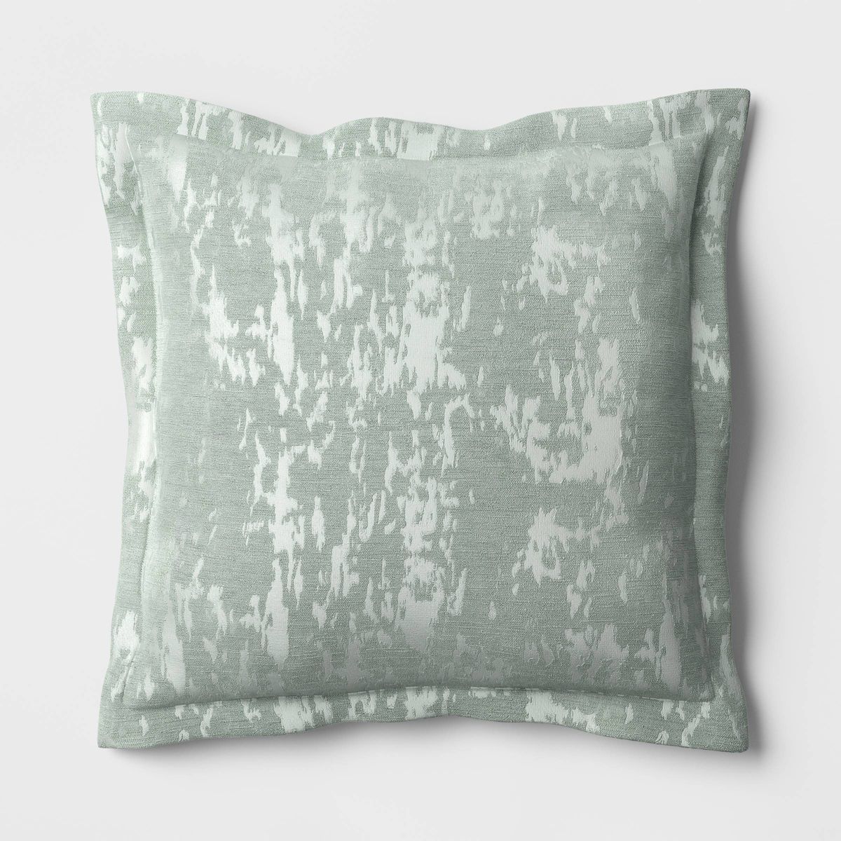 Oversized Velvet Jacquard Square Throw Pillow Teal Green - Threshold™ | Target
