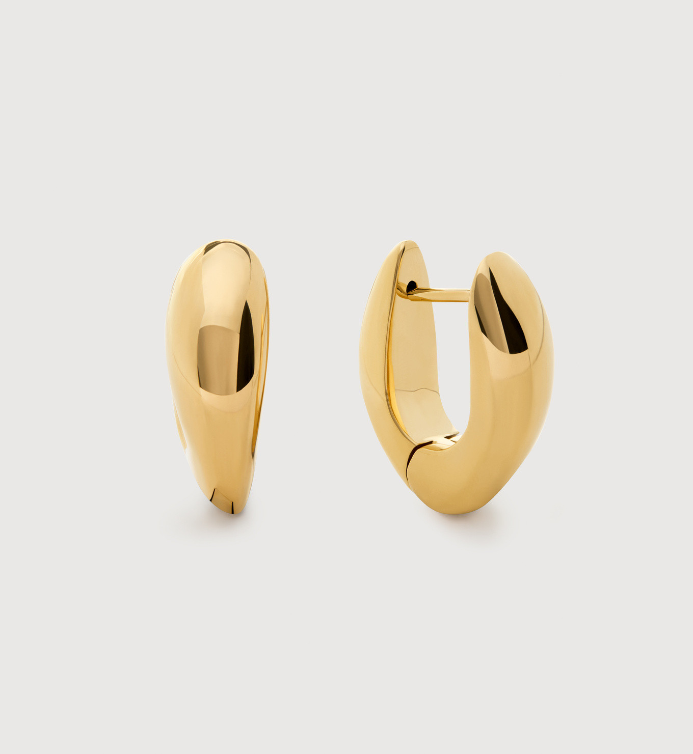 Nura Reef Medium Hoop Earrings | Monica Vinader (Global)
