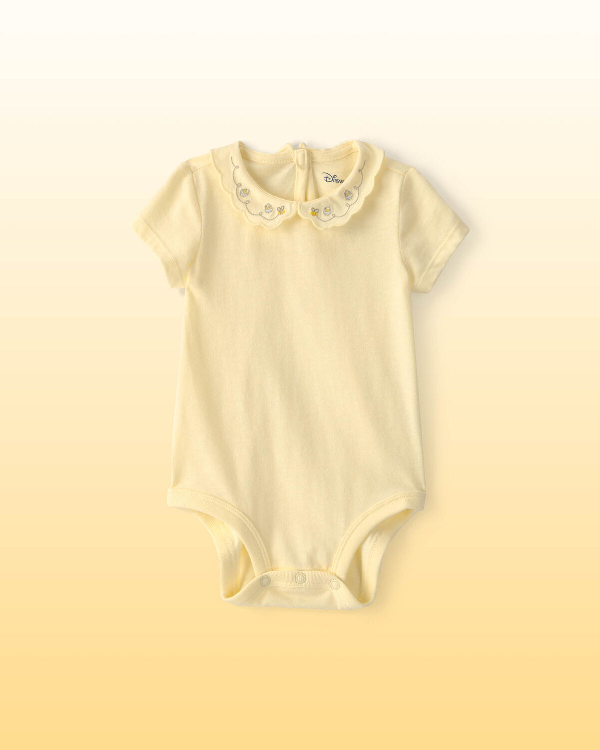 Yellow - Baby Girl Disney© Winnie the Pooh Embroidered Scalloped Collar Bodysuit - Yellow, Selec... | Carter's Inc
