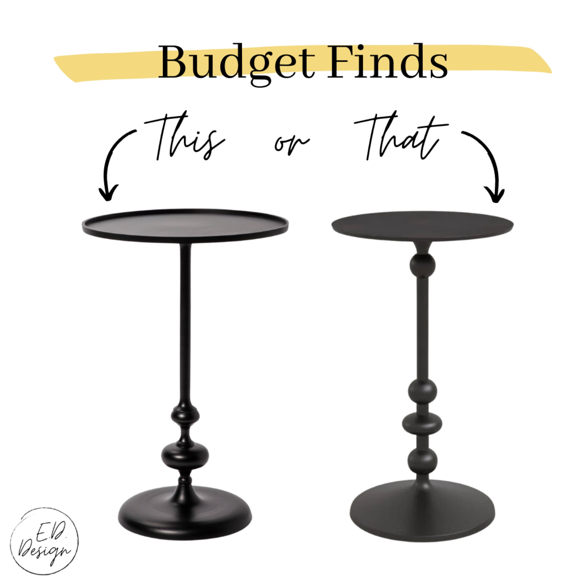 Budget find, table dupe, target table, black metal side table, black pedestal table, new target, fall target, Wayfair, side table, modern side table, home decor, fall home updates

#LTKhome #LTKunder100 #LTKsalealert