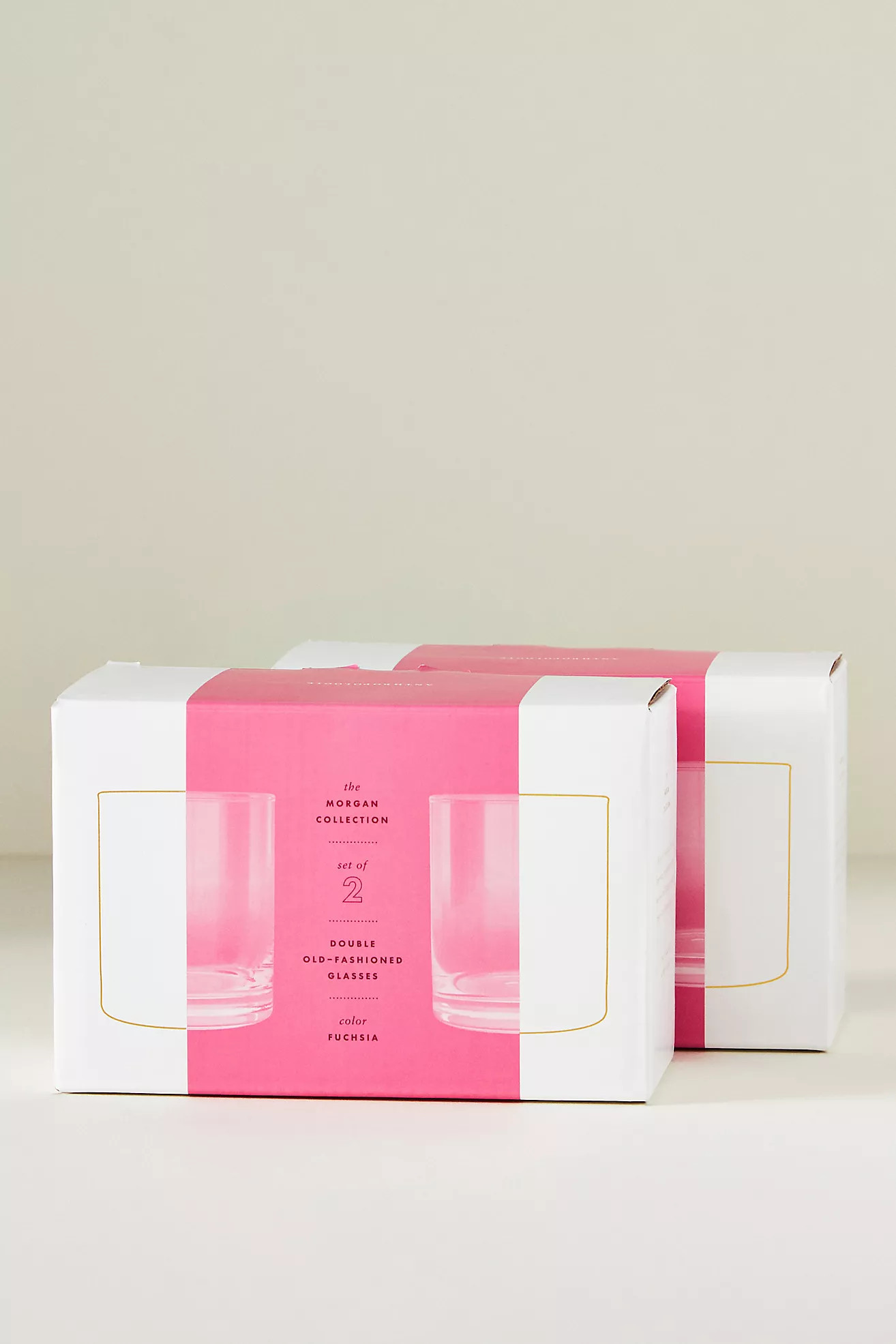 Morgan Double Old Fashioned Glasses, Set of 4 | Anthropologie (US)