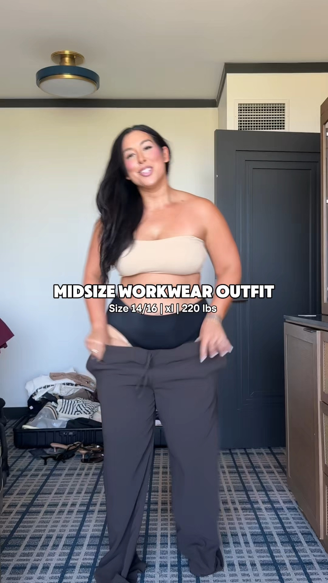 Midsize workwear outfit
Size xl pants and tops

#LTKMidsize #LTKgrwm #LTKWorkwear