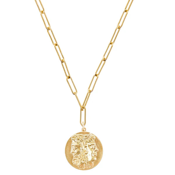 Janus Pendant On Long Link Chain | HART