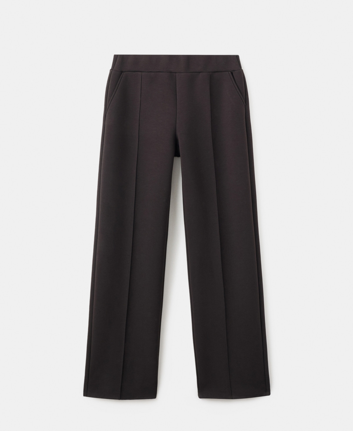 Mango Women's Seam Detail Jogger Pants - Brown | Macy's