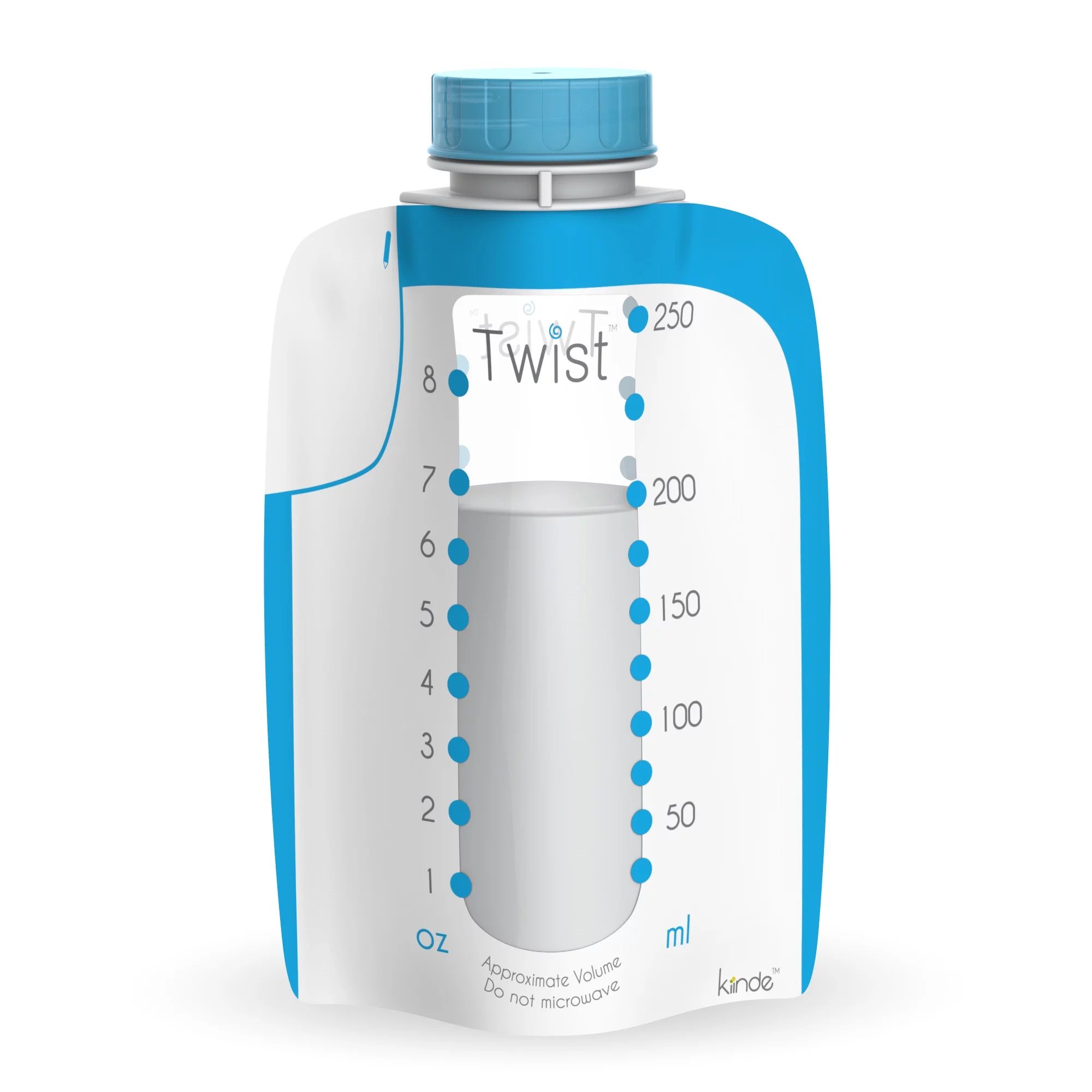 Kiinde Twist Pouch Direct-Pump Direct-Feed Twist Cap Breast Milk Storage Bags for Pumping, Freezi... | Walmart (US)