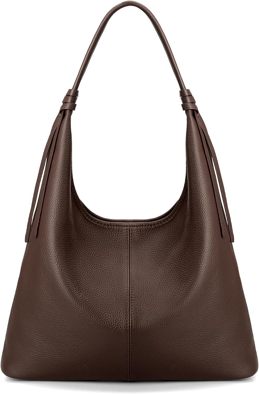 befen Genuine Leather Slouchy Hobo Purses for Women, Casual Hobo Bags | Amazon (US)