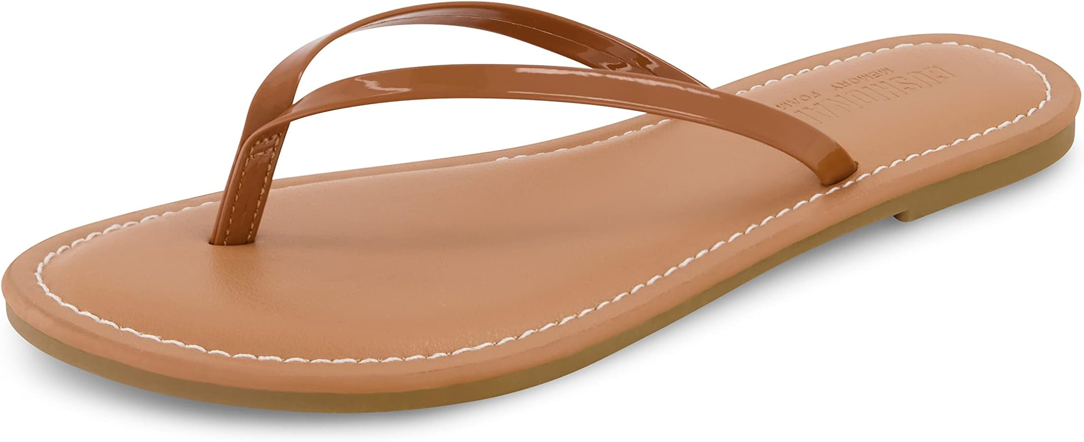 CUSHIONAIRE Women's Cora Flat Flip Flop Sandal with +Comfort | Amazon (US)