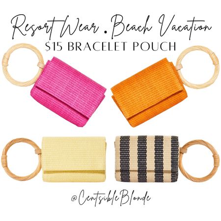 Bracelet pouch
Wrist wallet
Spring bag
Vacation bag
Wedding clutch
Vacation clutch
Resort wear 
Resort clutch
Cruise bag
Pool party
Yacht clutch 

#LTKitbag #LTKtravel #LTKfindsunder50