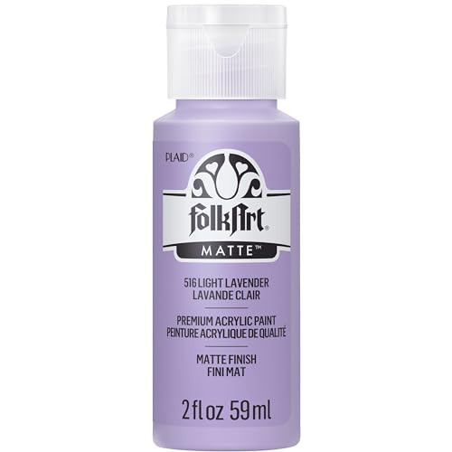 FolkArt Acrylic Paint (2 Ounce), 516 Light Lavender | Amazon (US)