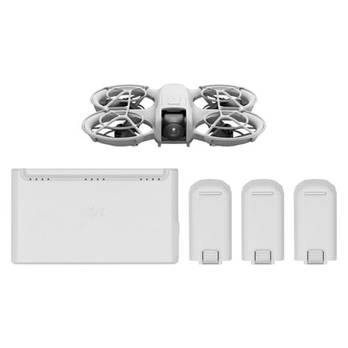 DJI Neo Three-Battery Combo, Mini Drone with 4K UHD Camera for Adults, 135g Self Flying Drone that Follows You, Palm Takeoff, Subject Tracking, QuickShots, Stabilized Video (Controller-Free) | Amazon (US)