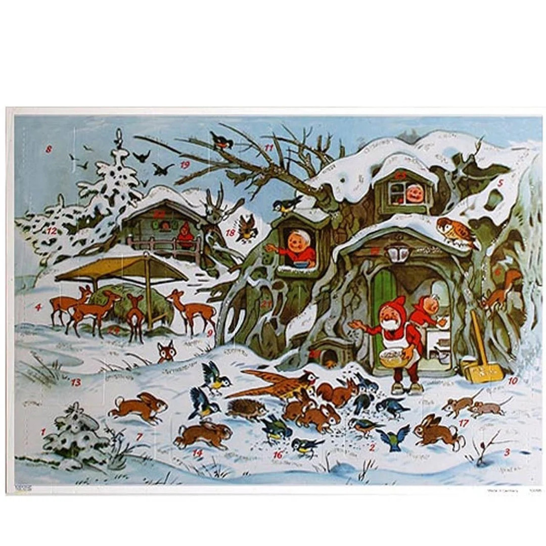 Germany Advent Calendar Feeding the Animals Christmas Crafts - Etsy | Etsy (US)